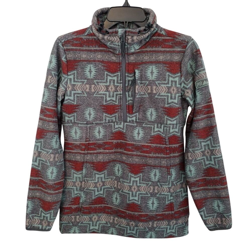 Powder River Outfitters Panhandle Southwestern Aztec Fleece Pullover Women's XS